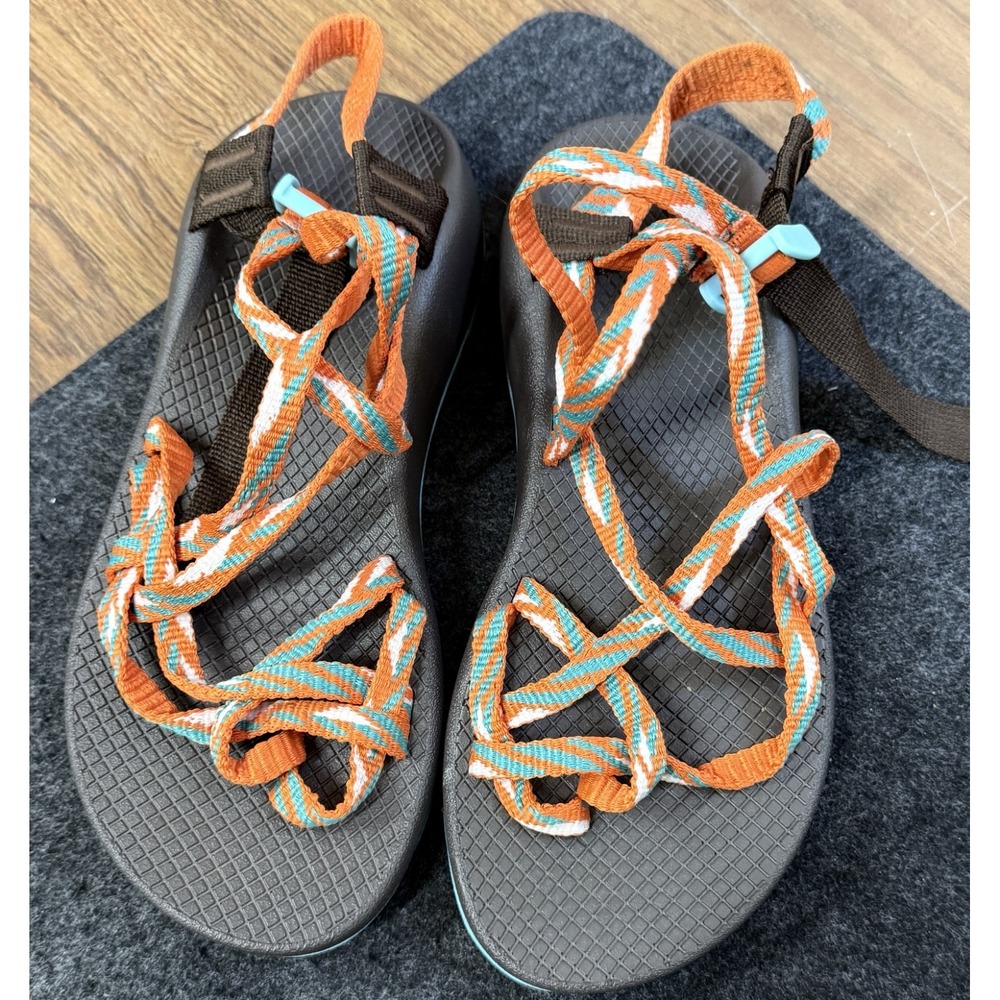 Chaco Womens ZX2 Sport Sandals Multicolor Webbing Straps Hiking Outdoors 7